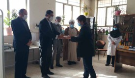 تجلیل از پرستاران مراکز بهداشت شهر بهاران 